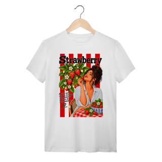 Nome do produto Camiseta Vida Tropical - Strawberry