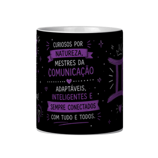 Nome do produto Caneca Meu Signo - Sou de Gêmeos