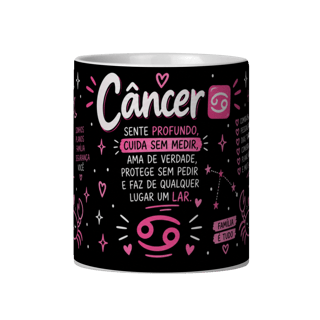 Nome do produto Caneca Meu Signo - Sou de Câncer