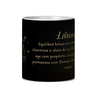 Nome do produto Caneca Zodíaco - Libriana