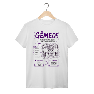 Nome do produto Camiseta Essência dos Signos - Gêmeos