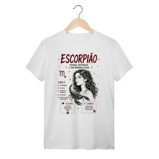 Nome do produto Camiseta Essência dos Signos - Escorpião