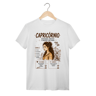 Nome do produto Camiseta Essência dos Signos - Capricórnio