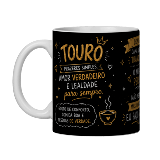 Nome do produto Caneca Meu Signo - Sou de Touro
