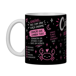 Nome do produto Caneca Meu Signo - Sou de Câncer