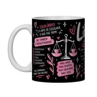Nome do produto Caneca Meu Signo - Sou de Libra