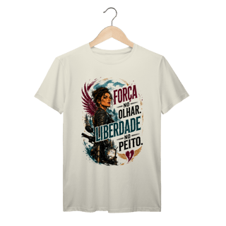 Nome do produto Camiseta Prime | Moto & Liberdade - Liberdade no Peito
