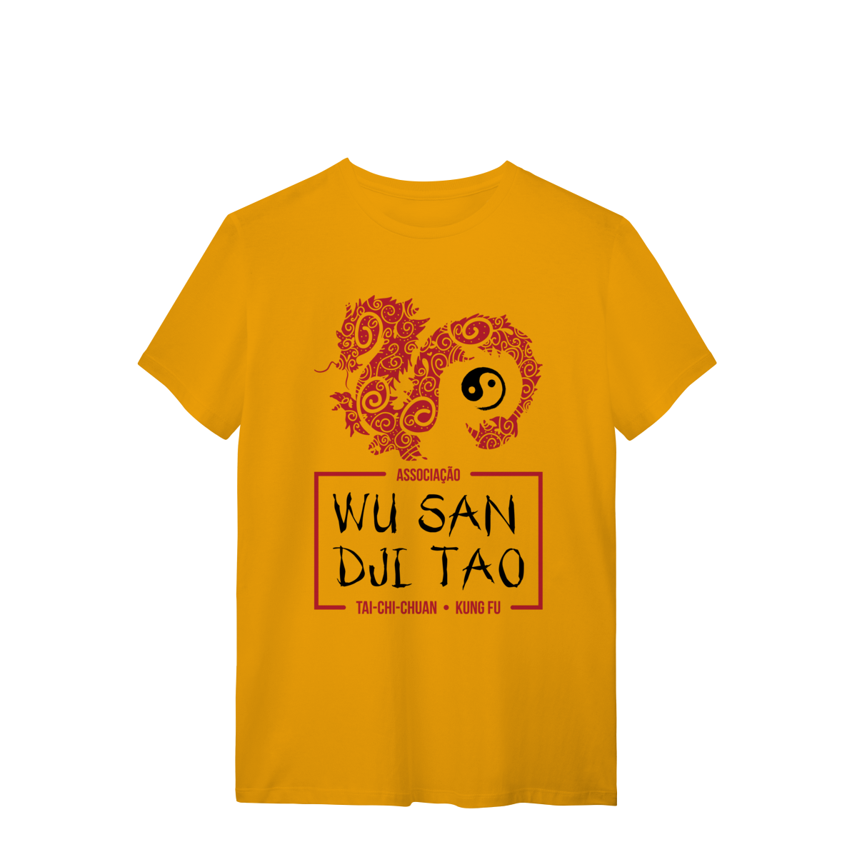 Camiseta Wu San Dji Tao Dragão Mosaico