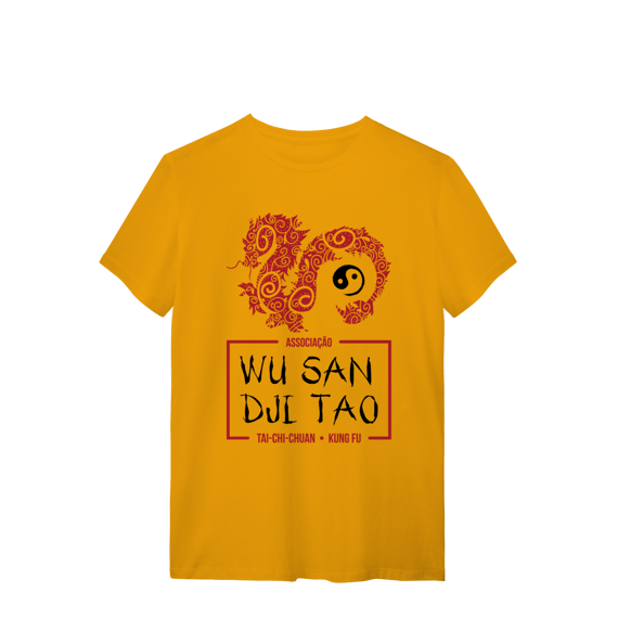 Camiseta Wu San Dji Tao Dragão Mosaico