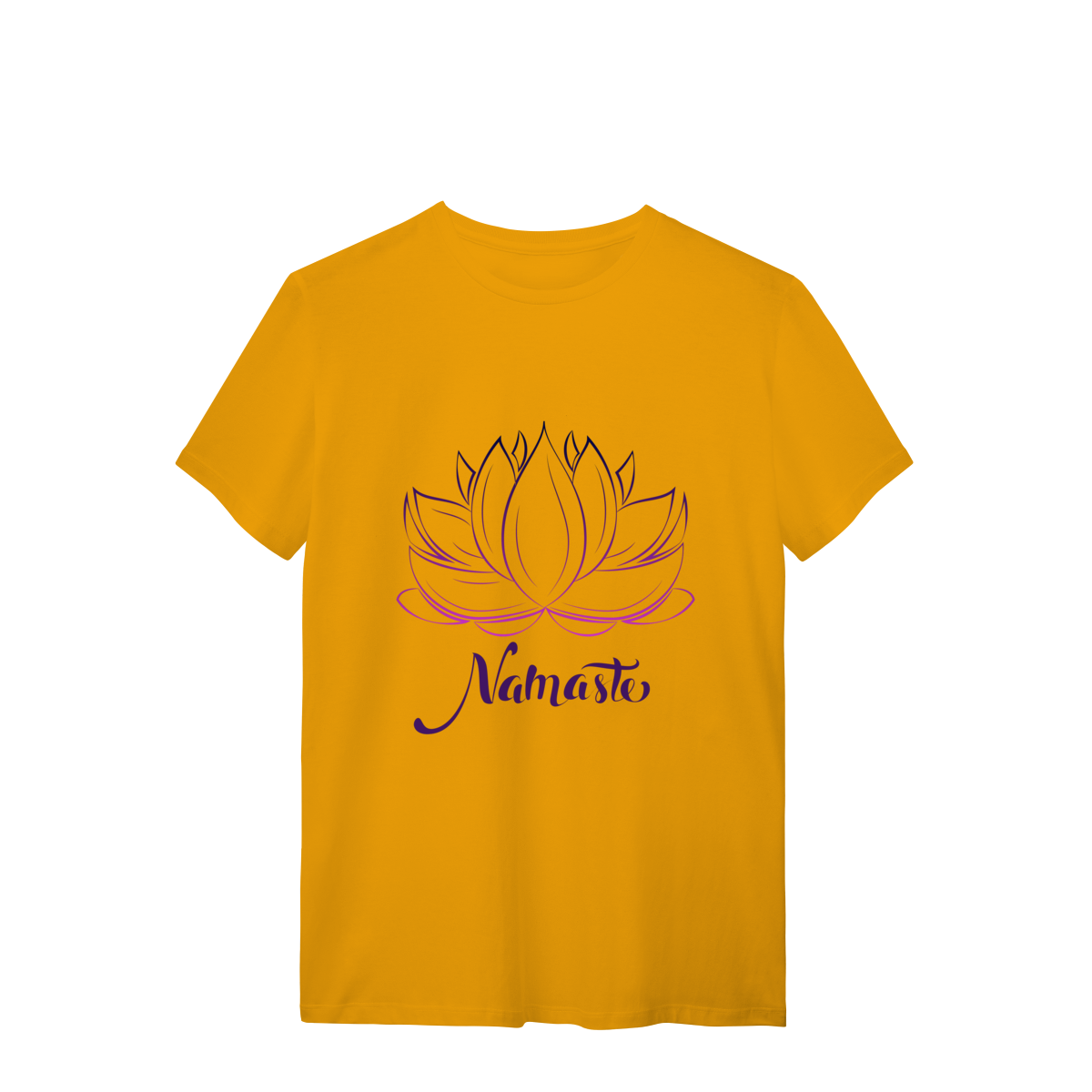 Camiseta Namaste Lotus Roxa