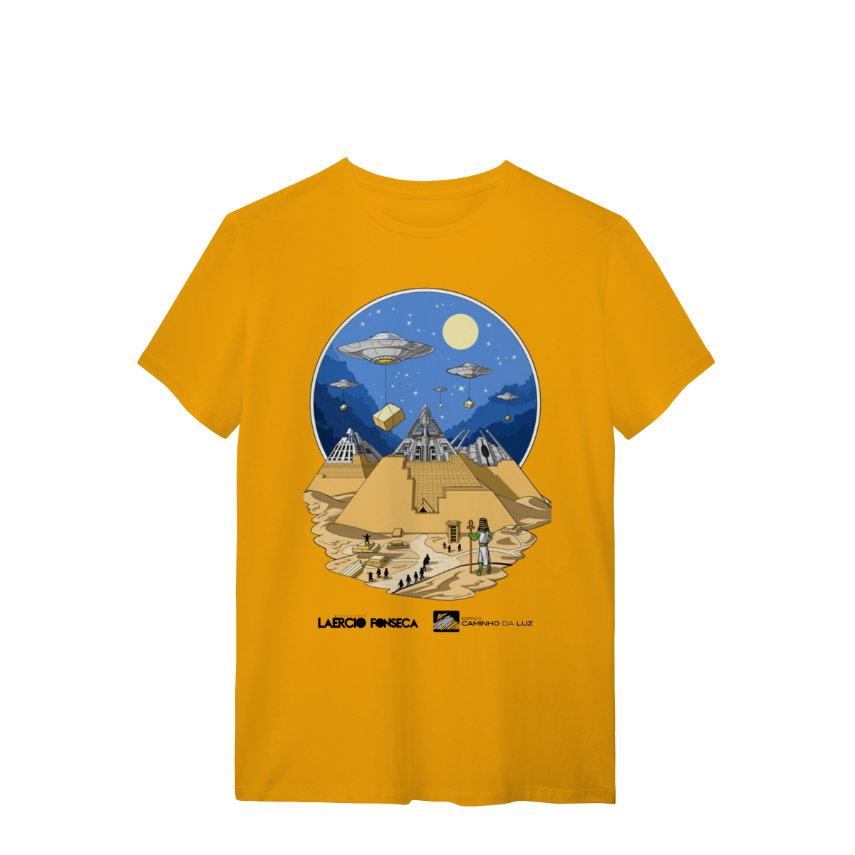 Camiseta Pirâmides Extraterrestre