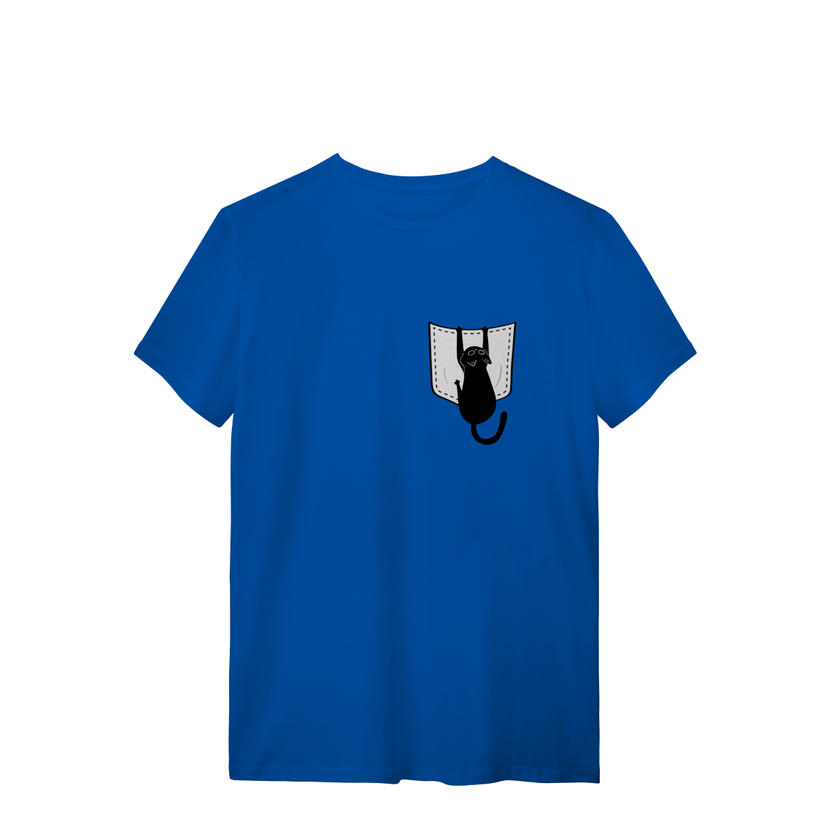 Camiseta Gato Caindo do Bolso