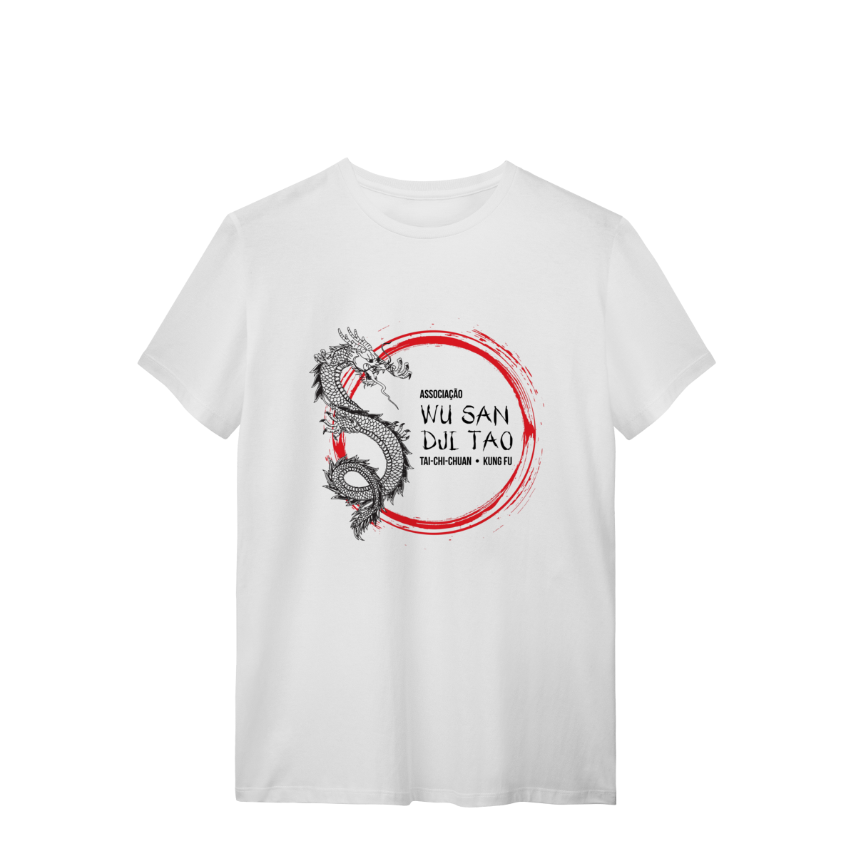 Camiseta Wu San Dji Tao Dragão em Pé
