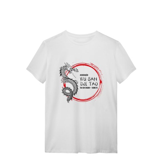 Camiseta Wu San Dji Tao Dragão em Pé