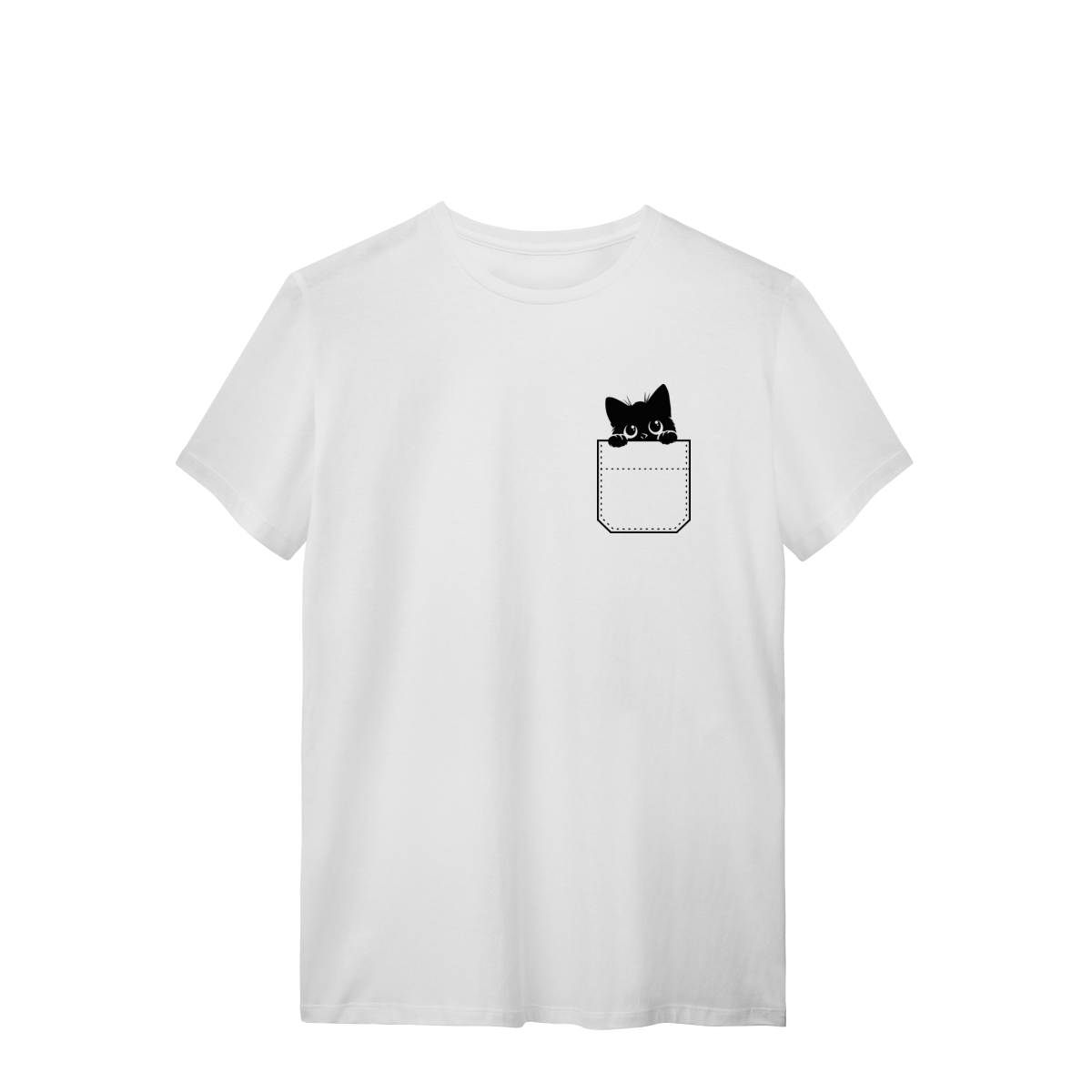 Camiseta Gato de Bolso
