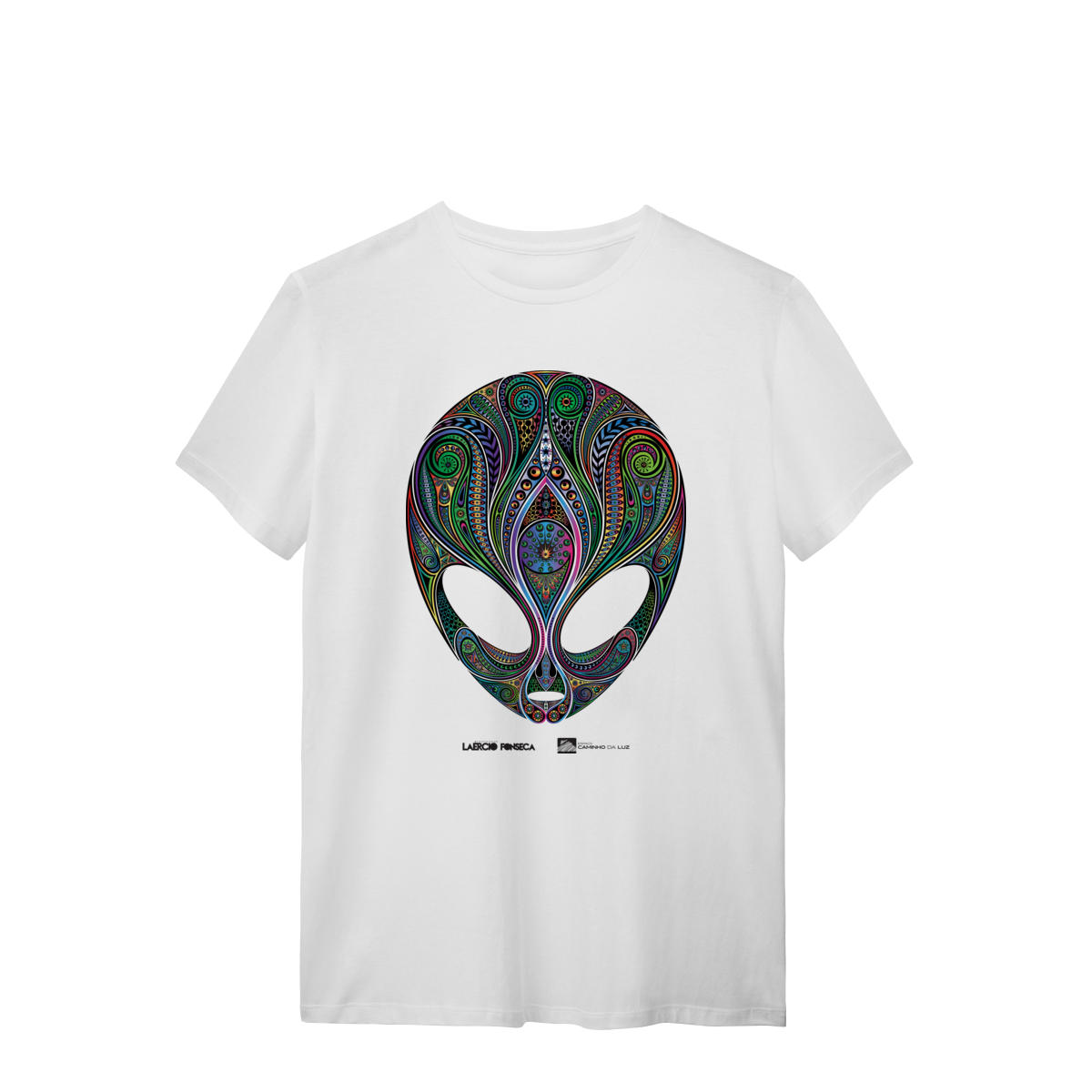 Camiseta Extraterrestre em Mosaico