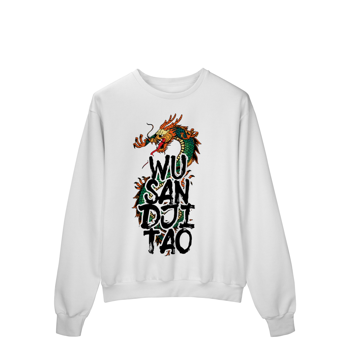 Moletom Fechado Wu San Dji Tao Moderno