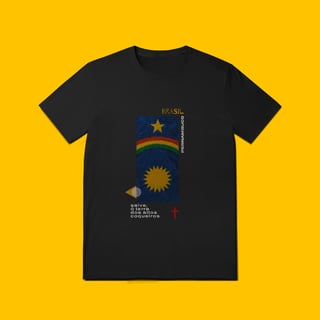 Nome do produto Camiseta Hino e Bandeira