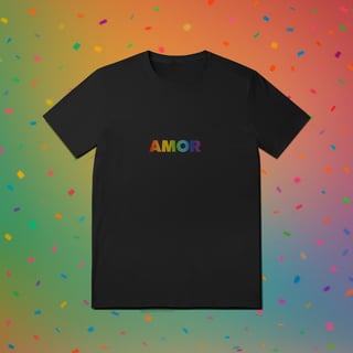 Nome do produto Camiseta AMOR - Coleção Orgulho