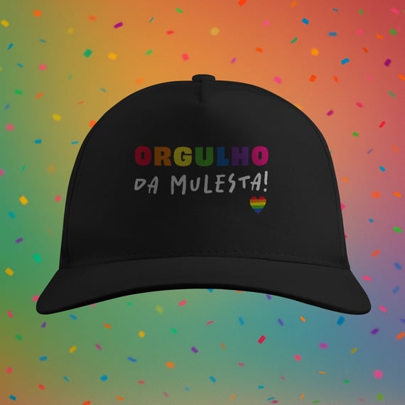 Boné ORGULHO DA MULESTA (estampa branca)