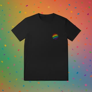 Nome do produto Camiseta  SOL - ORGULHO (estampa lateral)