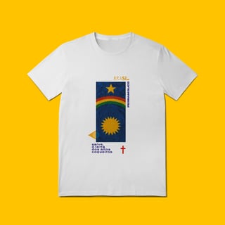 Nome do produto Camiseta Hino e Bandeira