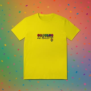 Nome do produto Camiseta ORGULHO DA MULESTA (estampa preta)