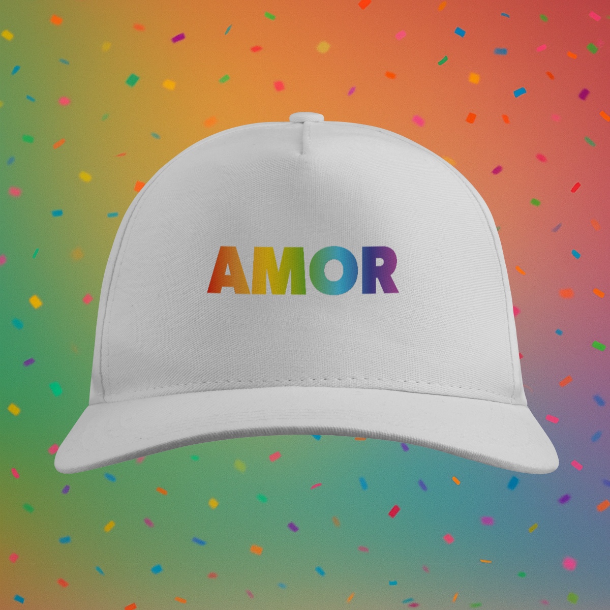 Nome do produto: Boné AMOR - Coleção ORGULHO