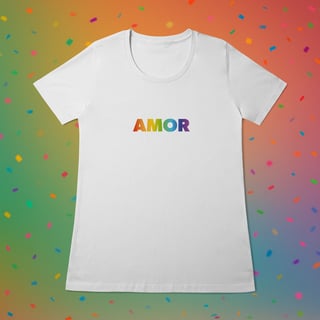 Nome do produto Baby Long  AMOR - Coleção Orgulho