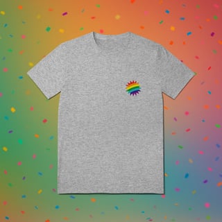 Nome do produto Camiseta  SOL - ORGULHO (estampa lateral)