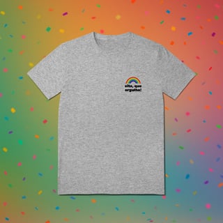 Nome do produto Camiseta EITA, QUE ORGULHO (estampa lateral)