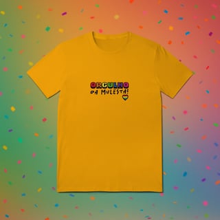 Nome do produto Camiseta ORGULHO DA MULESTA (estampa preta)