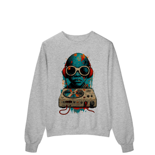 Nome do produto Moletom Prime Unissex “Audio Rebel” –  Cultura DJ de Rua | OxVibe Streetwear