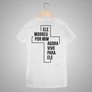 Nome do produtoMorreu por mim - Feminina costas