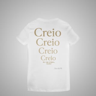 Nome do produtoCreio - Feminino costas