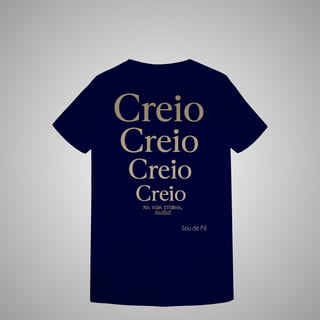 Nome do produtoCreio - Feminino costas