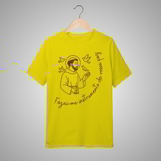 Instrumento da vossa paz - Camiseta infantil - 10 a 14 anos