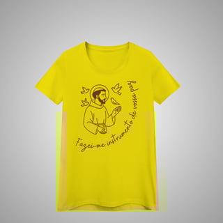 Nome do produtoInstrumento da vossa paz - Camiseta feminina