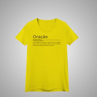 Nome do produtoOração - Camiseta Feminina – Significados
