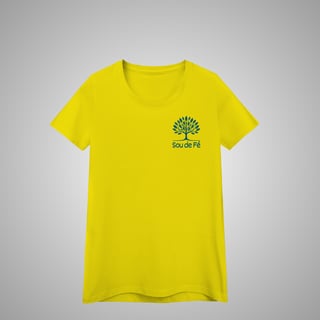 Nome do produtoSou de Fé - Camiseta Feminina