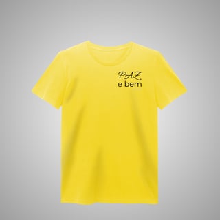 Nome do produtoPaz e bem - Camisa feminina estonada