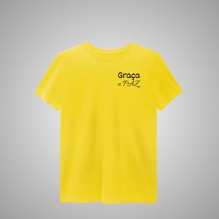Nome do produtoGraça e paz - Camisa masculina estonada