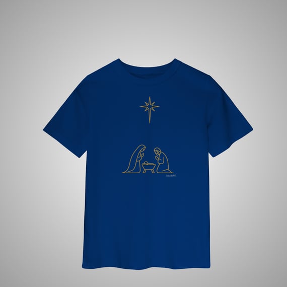 Manjedoura – Camisa Infantil 2 a 8 anos - Coleção Natal