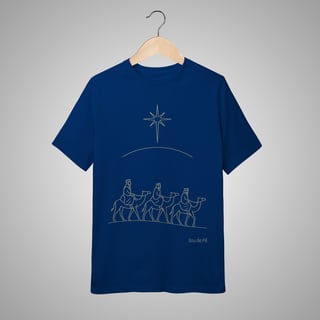 Nome do produtoTrês Reis Magos – Camiseta Infantil 10 a 14 anos – Coleção Natal
