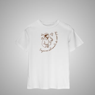 Instrumento da vossa paz - Camiseta infantil - 2 a 8 anos
