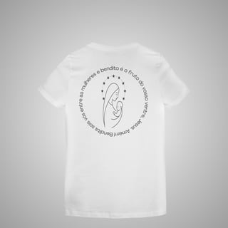 Nome do produtoBendita entre as mulheres - Camisa feminina