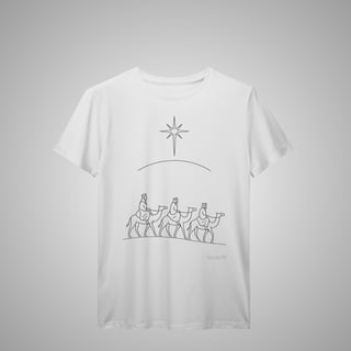 Nome do produtoTrês Reis Magos – Camiseta Masculina – Coleção Natal