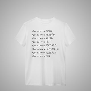 Nome do produtoQue eu leve – Camiseta Feminina 