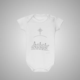 Nome do produtoTrês Reis Magos – Body baby – Coleção Natal