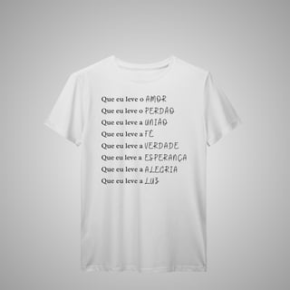 Nome do produtoQue eu leve – Camiseta Masculina 